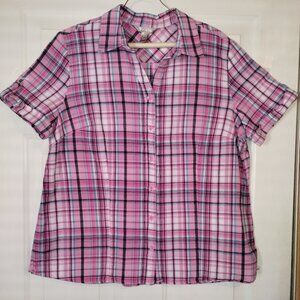 White Stag Women's Button Up Top XL 16/18